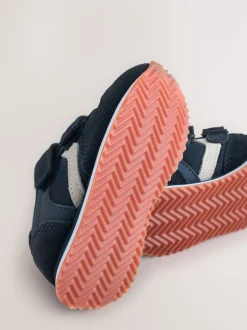 Babyschoenen|Next Donkerblauw - Sneakers met twee klittenbandjes