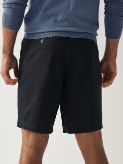 Shorts|Next Donkerblauw - Straight fit - Chinoshort met stretch