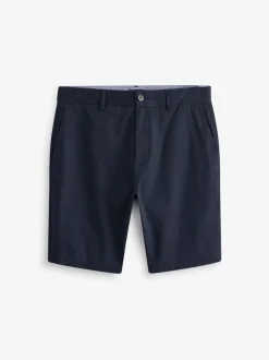 Shorts|Next Donkerblauw - Straight fit - Chinoshort met stretch