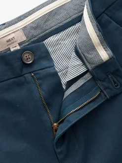 Broeken En Chino's|Next Donkerblauw - Straight fit - Stretchy chino