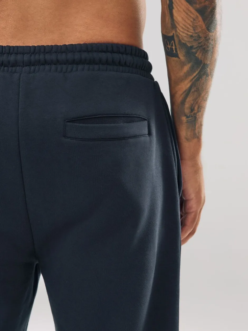 Joggingbroeken*Next Donkerblauw - Straight fit - Relaxed Fit Brushback Heavyweight Joggers