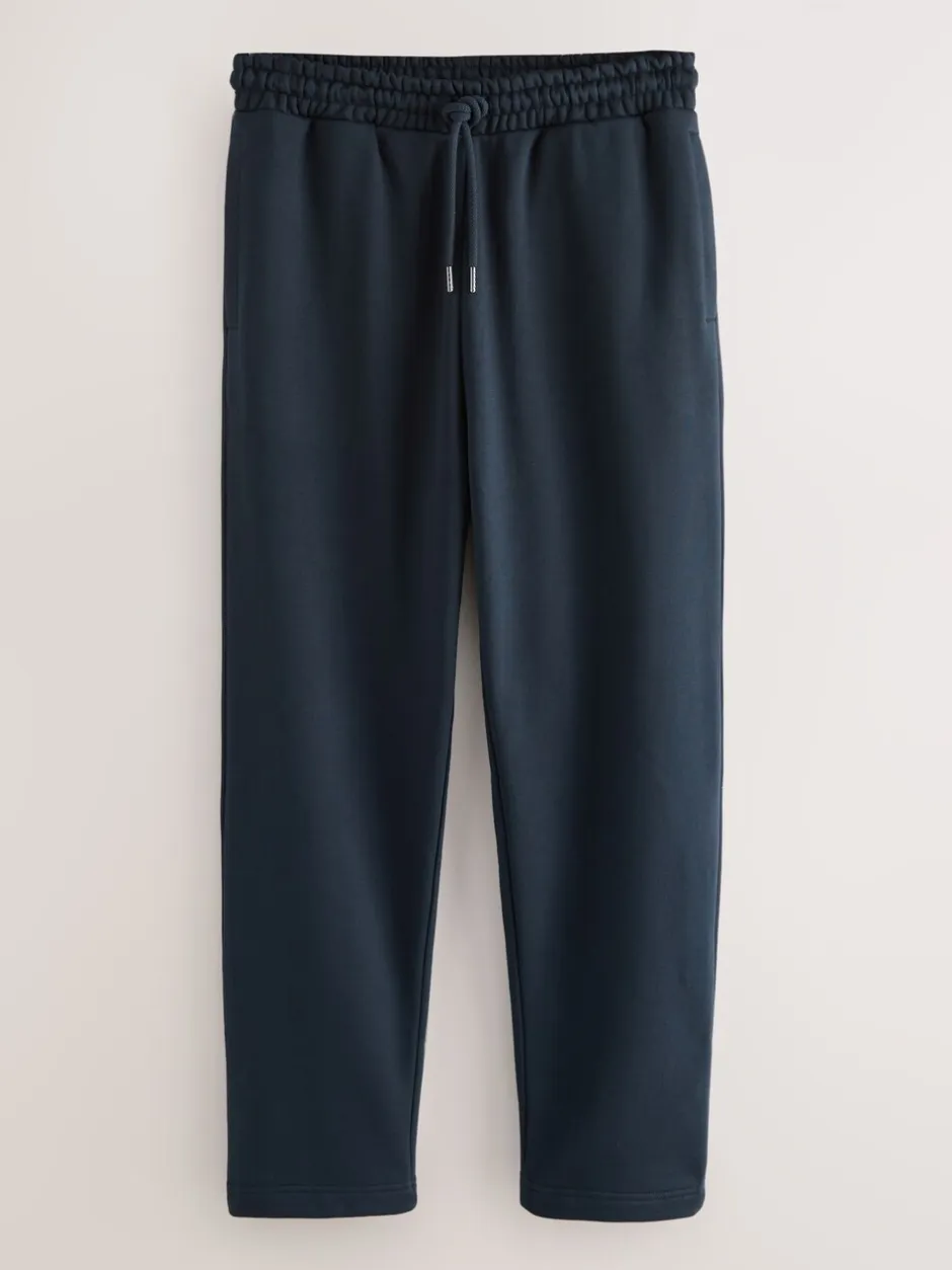 Joggingbroeken*Next Donkerblauw - Straight fit - Relaxed Fit Brushback Heavyweight Joggers