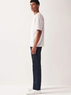 Formele Broek|Broeken En Chino's|Next Donkerblauw - Straight fit - Stretchy chino
