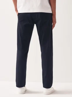 Formele Broek|Broeken En Chino's|Next Donkerblauw - Straight fit - Stretchy chino