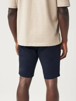 Shorts*Next - Strakke Pasvorm - Chinoshort met stretch Donkerblauw