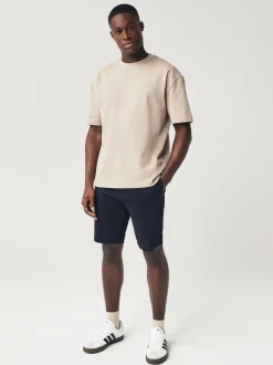 Shorts*Next - Strakke Pasvorm - Chinoshort met stretch Donkerblauw
