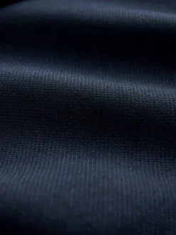 Blazers En Business-Jasjes|Pakken|Next - Strakke Pasvorm - Kostuum met textuur: colbert Donkerblauw