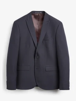 Blazers En Business-Jasjes|Pakken|Next - Strakke Pasvorm - Kostuum met twee knopen: colbert Donkerblauw