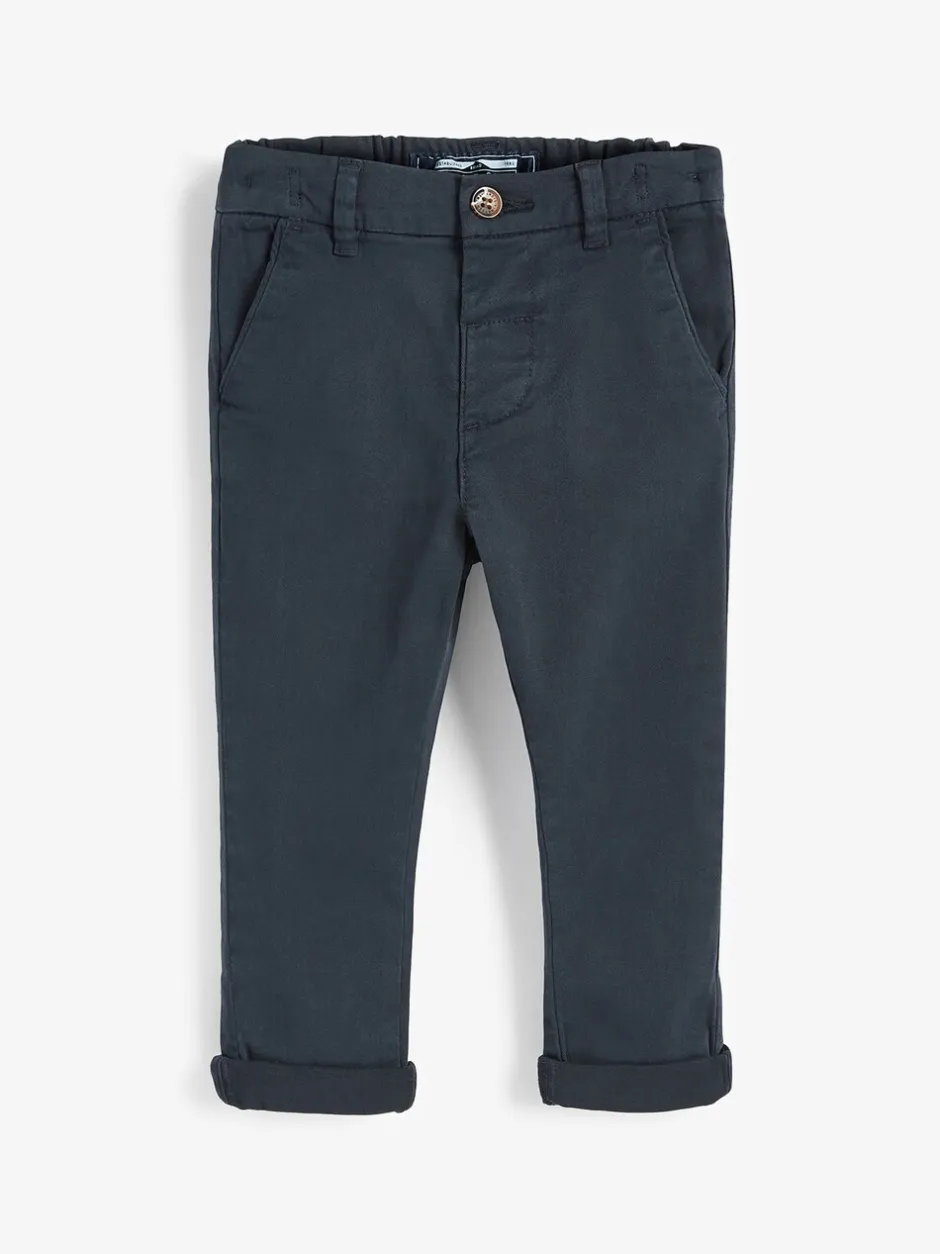 Broeken En Chino's*Next Donkerblauw - Stretch Chino Broek (3mnd-7jr)