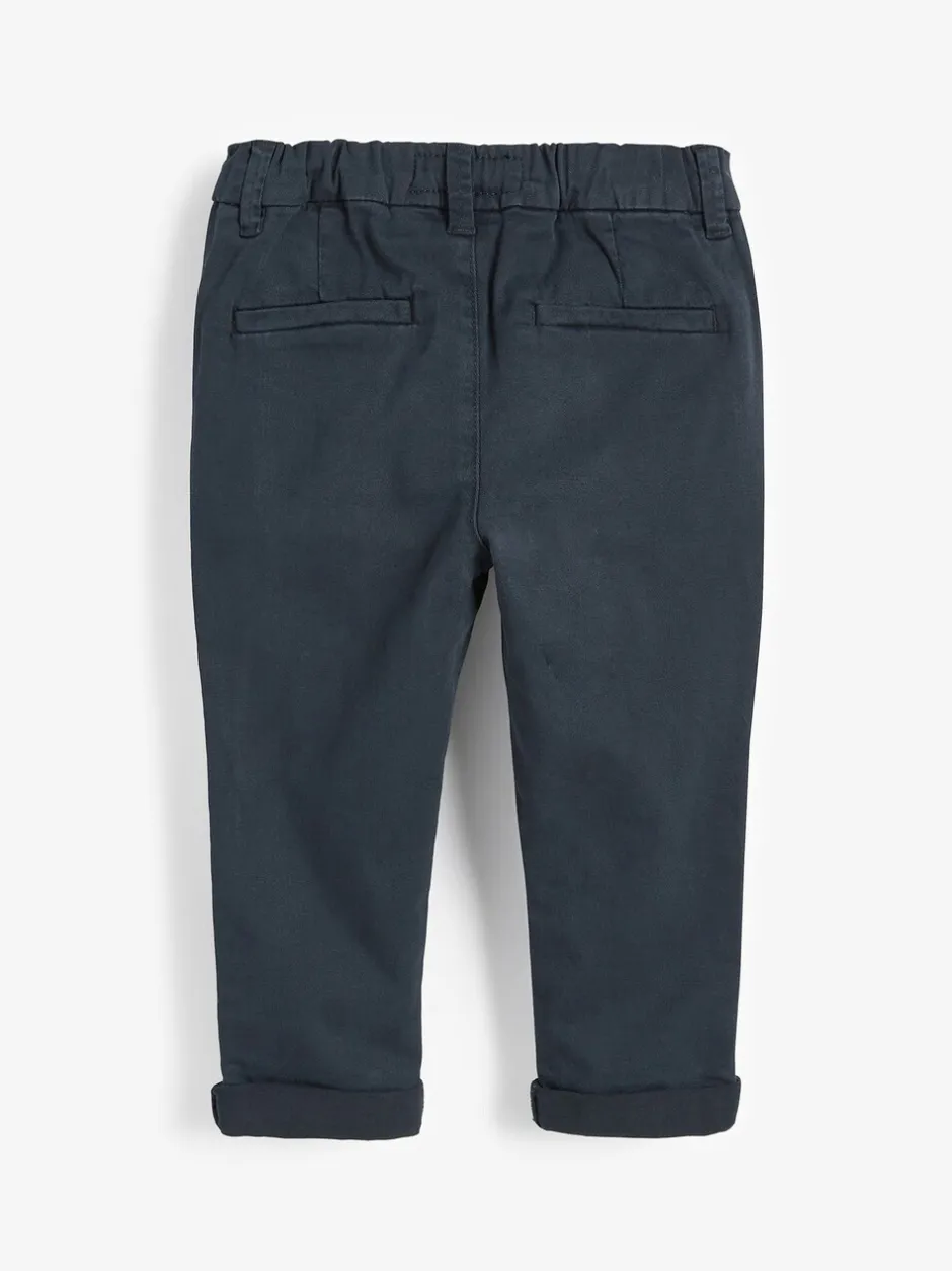 Broeken En Chino's*Next Donkerblauw - Stretch Chino Broek (3mnd-7jr)
