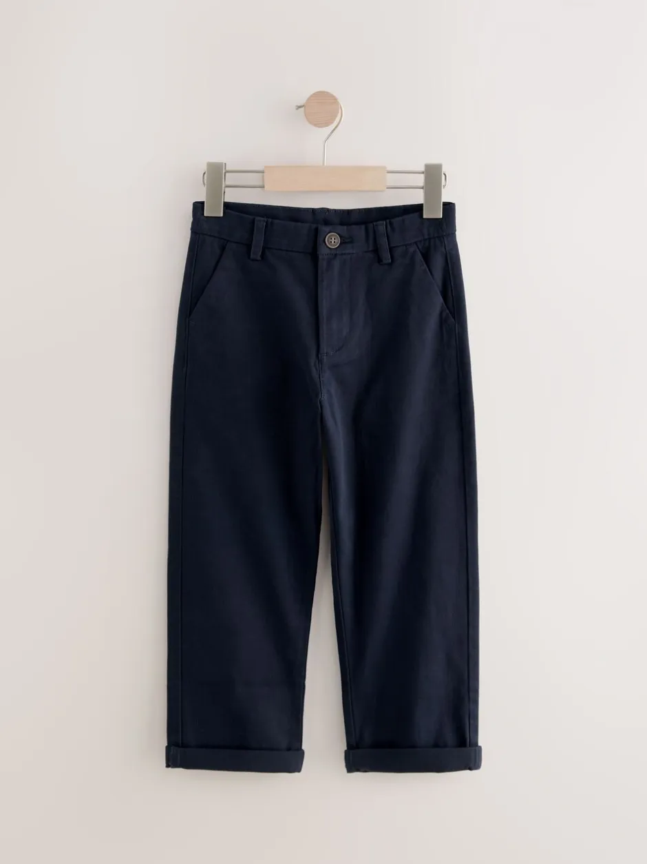 Broeken En Chino's*Next - Stretchy chino's (3-17jr) Donkerblauw
