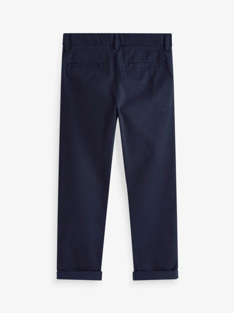 Broeken En Chino's|Next Donkerblauw - Stretchy chino's (3-17jr)