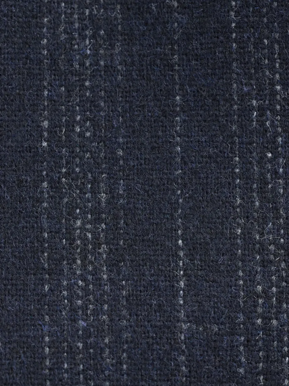 Vesten*Next Donkerblauw - Striped Wool Blend Suit Waistcoat