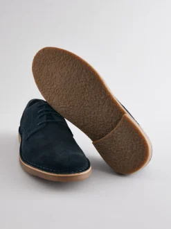 Schoenen|Next - Suède desertschoenen Donkerblauw