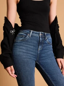 Jeans|Next Donkerblauw - Superzachte bootcut-jeans