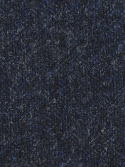 Pakken|Next - Tailored Fit Signature Abraham Moon 100% British Wool Donegal Suit Jacket Donkerblauw