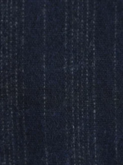Blazers En Business-Jasjes|Pakken|Next Donkerblauw - Tailored Fit Striped Wool Blend Suit Jacket