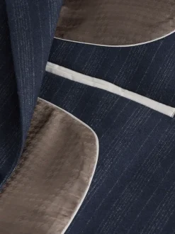 Blazers En Business-Jasjes|Pakken|Next Donkerblauw - Tailored Fit Striped Wool Blend Suit Jacket