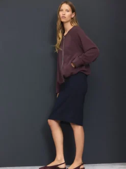 Kostuums En Werkkleding*Next - Tailored Pencil Skirt With Wool Donkerblauw