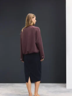 Kostuums En Werkkleding*Next - Tailored Pencil Skirt With Wool Donkerblauw