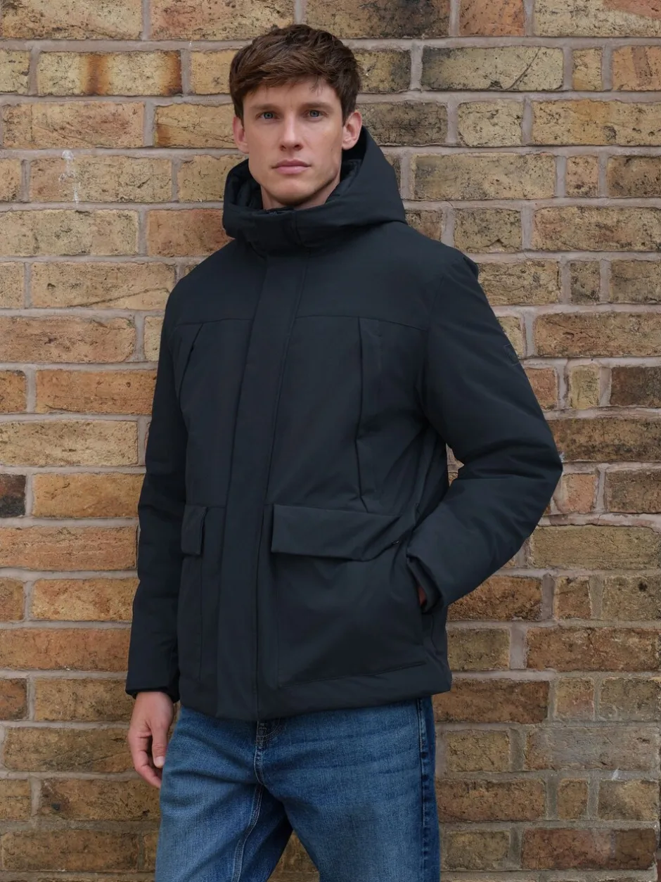 Jassen En Jacks*Next - ThermoGen Parka Jack met Borg voering Donkerblauw