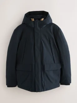 Jassen En Jacks*Next - ThermoGen Parka Jack met Borg voering Donkerblauw