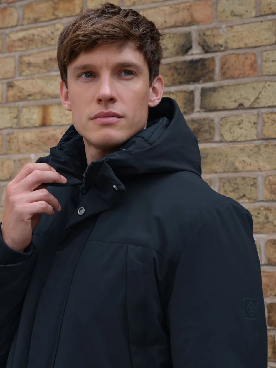 Jassen En Jacks*Next - ThermoGen Parka Jack met Borg voering Donkerblauw