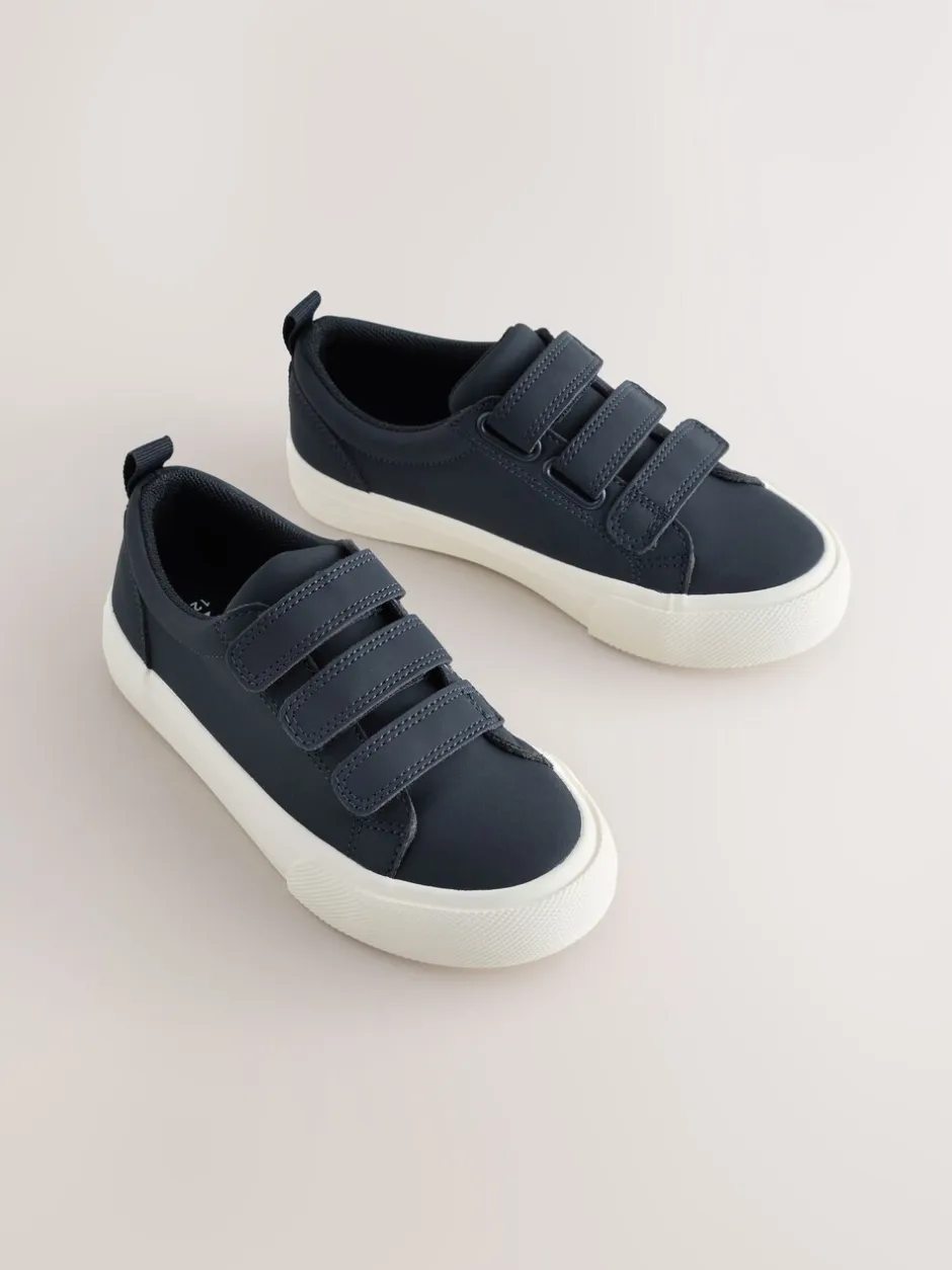 Sneakers*Next - Touch Fastening Slimme Casual Trainers Donkerblauw