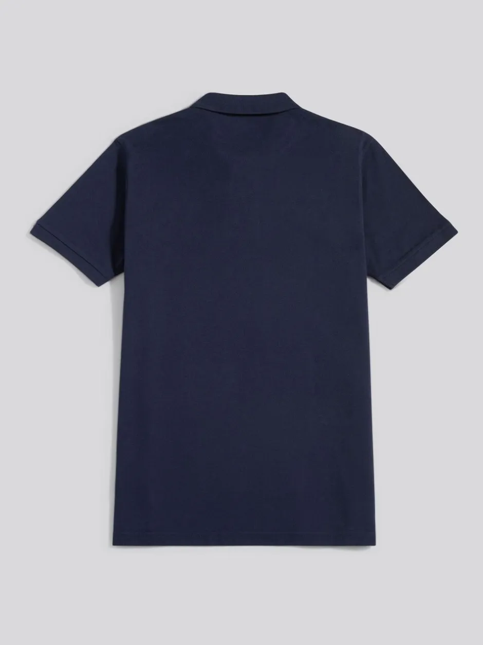 Poloshirts*U.S. Polo Assn Donkerblauw - . Piqué poloshirt met normale pasvorm van 100% katoen