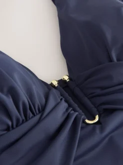 Badkleding|Next - Utrim Diep uitgesneden zwempak met buikcorrectie Donkerblauw