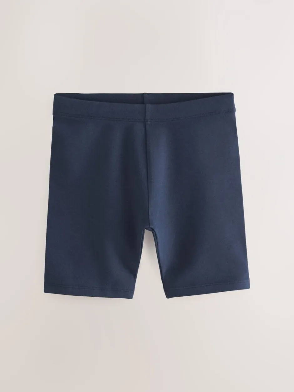 Schoolkleding|Shorts En Rokken*Next - Verpakking van 5 stretchy fietsshorts met hoog katoengehalte (3-16jr) Donkerblauw