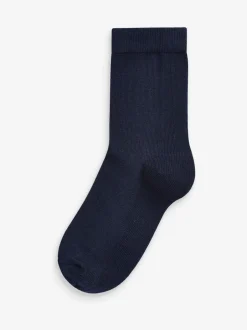 Sokken|Next - Verpakking van 10 paar sokken met hoog aandeel katoen Donkerblauw