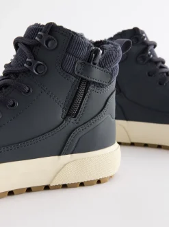 Boots*Next - Warm gevoerde hoge boots Donkerblauw