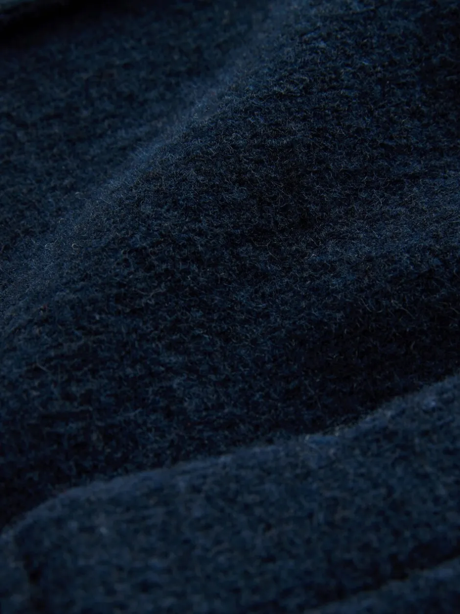 Jassen En Jacks|Sweaters En Hoody´S|Next - Wool Look Fleece Cardigan Donkerblauw
