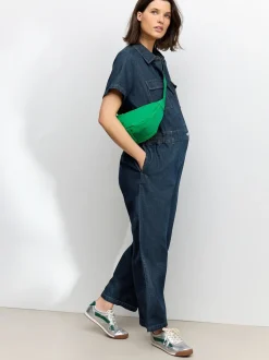 Jumpsuits En Playsuits*Next Donkerblauw - 100{Zwangerschapspakje van denim katoen