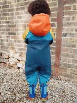 Jassen, Jacks En Kinderwagenpakjes|Jassen En Jacks|Next - Waterdicht sneeuwpak (3 mnd-7 jr) Donkerblauw colourblocking