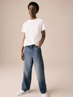 Jeans|Next Donkerblauw denim - Authentieke jeans (3-16jr)