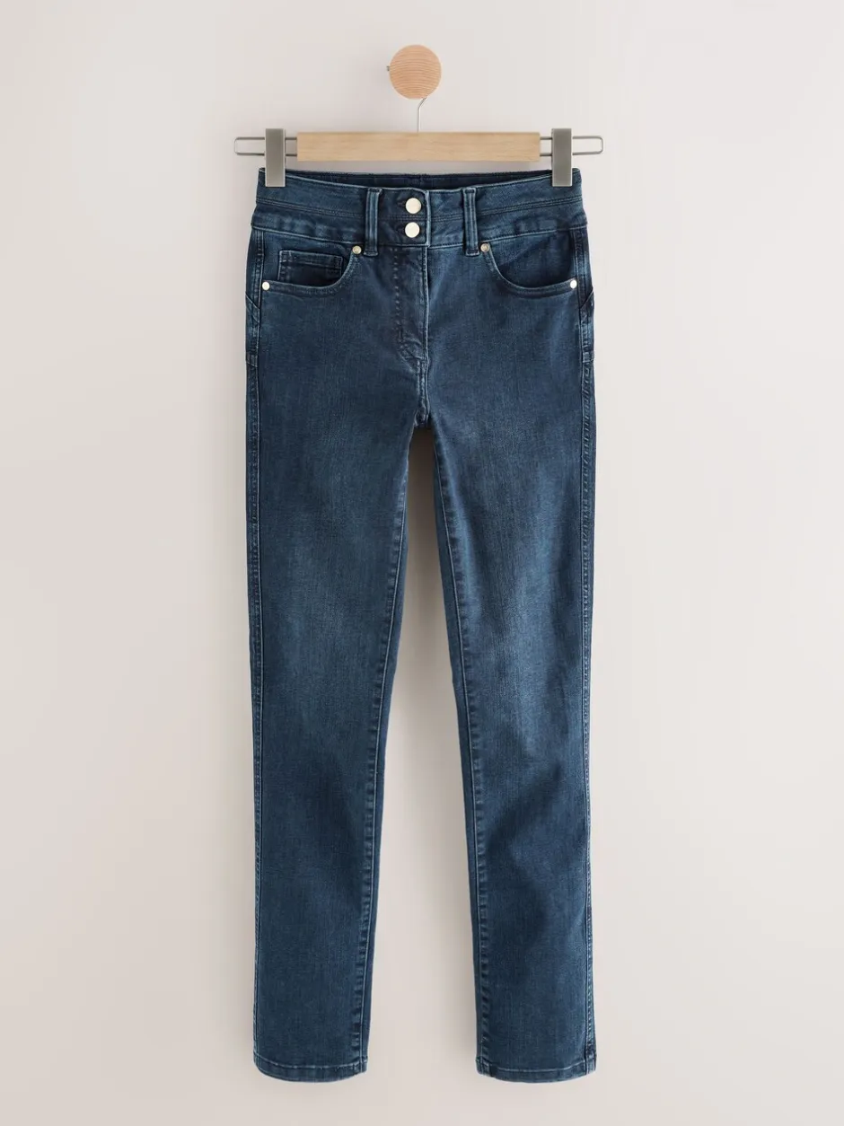 Jeans*Next - Figuurvormende slim jeans Donkerblauw denim