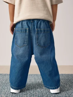 Jeans En Joggingbroeken|Jeans|Next - Jeans met wijde pijpen (3 mnd-7 jr) Donkerblauw denim