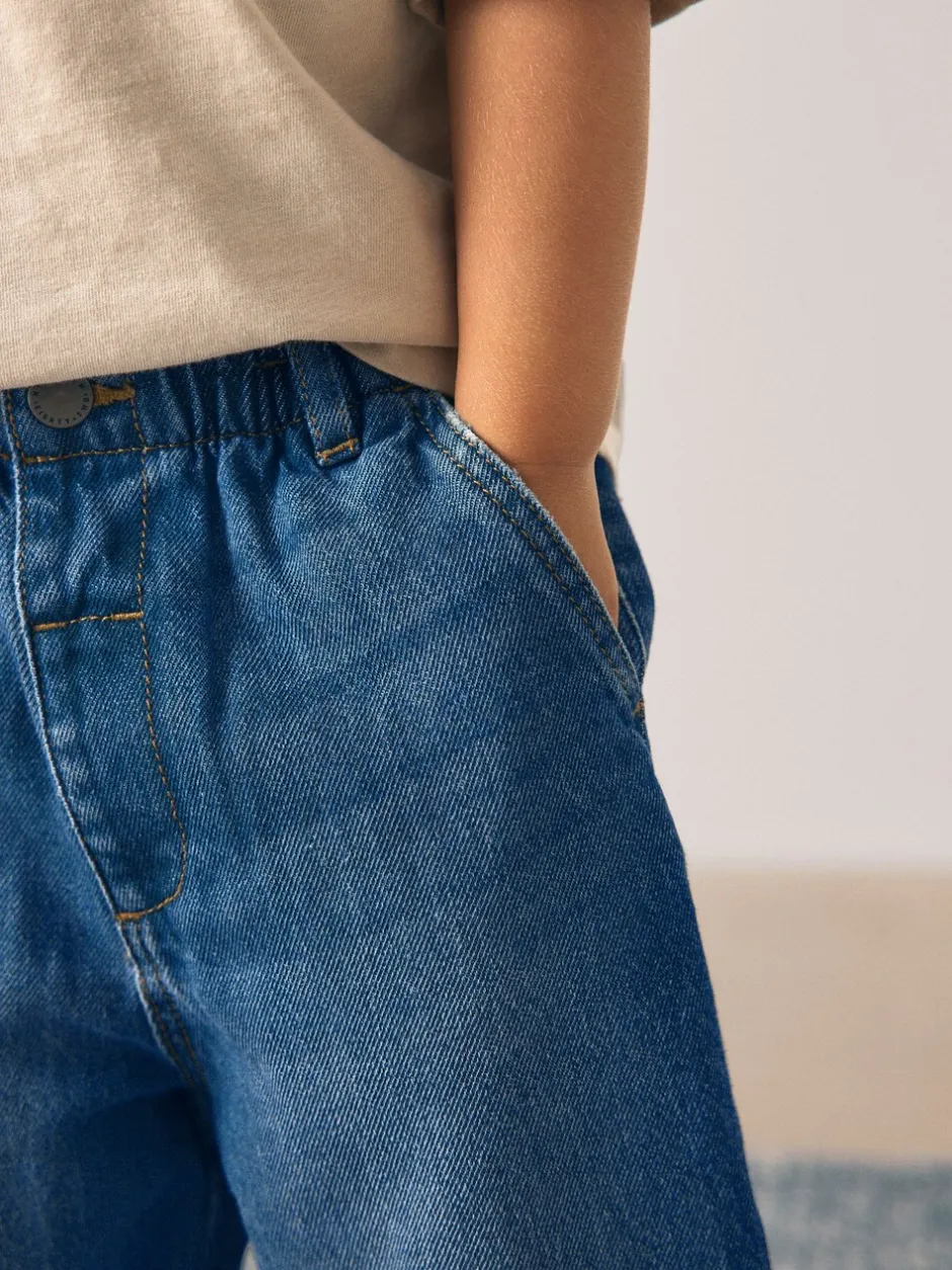 Jeans En Joggingbroeken|Jeans|Next - Jeans met wijde pijpen (3 mnd-7 jr) Donkerblauw denim