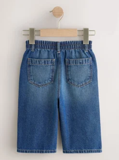 Jeans En Joggingbroeken|Jeans|Next - Jeans met wijde pijpen (3 mnd-7 jr) Donkerblauw denim