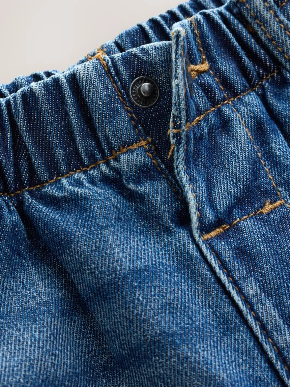 Jeans En Joggingbroeken|Jeans|Next - Jeans met wijde pijpen (3 mnd-7 jr) Donkerblauw denim
