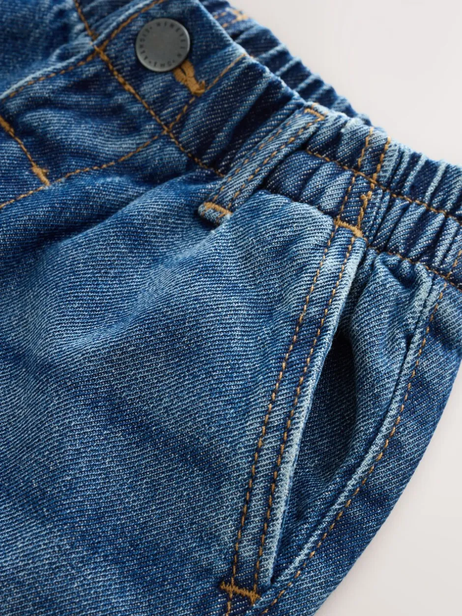 Jeans En Joggingbroeken|Jeans|Next - Jeans met wijde pijpen (3 mnd-7 jr) Donkerblauw denim