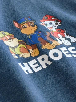 T-Shirts|Tops|Next - Paw Patrol T-shirt met lange mouwen (3mnd -8jr) Donkerblauw gemêleerd