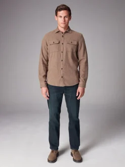 Jeans|Next Donkerblauwe wassing - Rechte, klassieke jeans met stretch