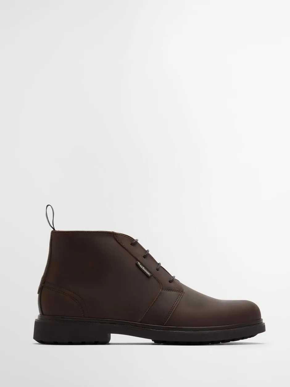 Boots|Barbour - ® Meays Leather Chukka Boot Donkerbruin