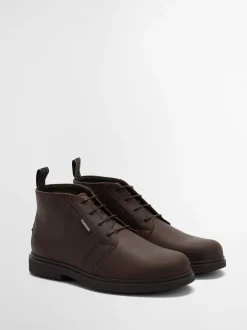 Boots|Barbour - ® Meays Leather Chukka Boot Donkerbruin