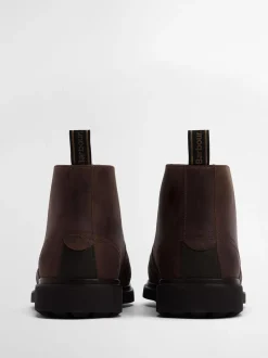 Boots|Barbour - ® Meays Leather Chukka Boot Donkerbruin