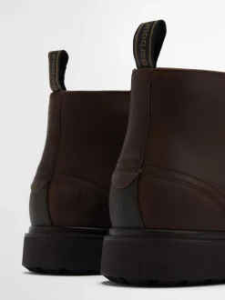 Boots|Barbour - ® Meays Leather Chukka Boot Donkerbruin