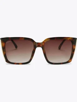 Zonnebril|Carvela - Square Frame Sunglasses Donkerbruin